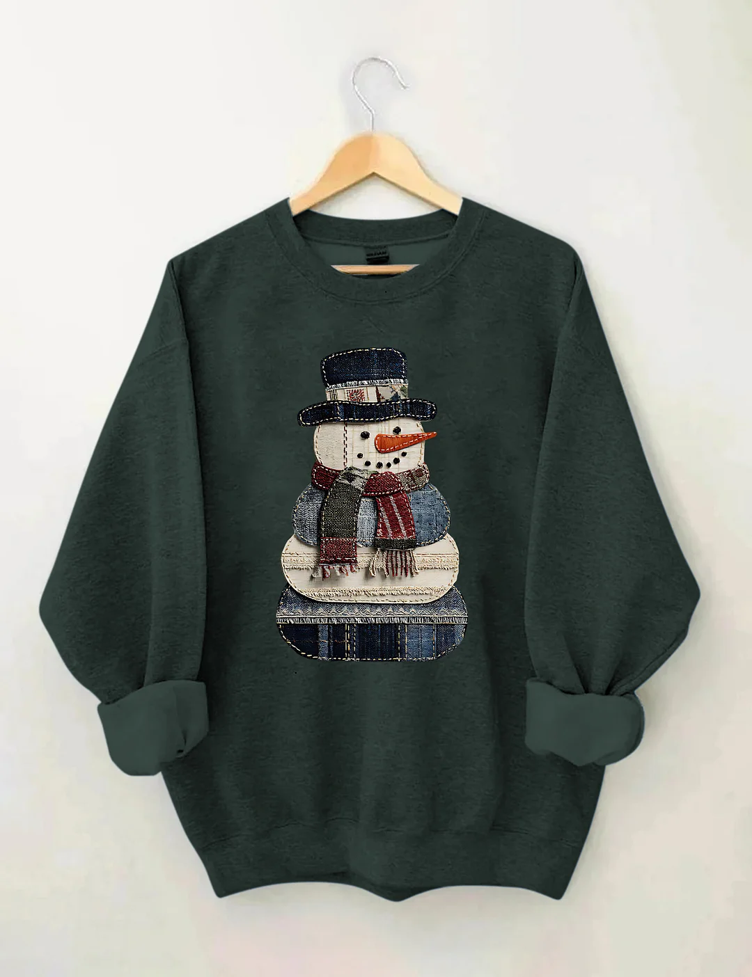 Patchwork Christmas Sweatshirt
