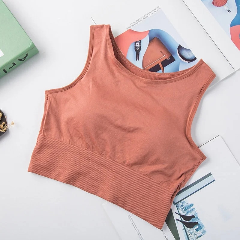 Women Crop Tops Casual Stretch Tank Tops Female Fashion Vest Halter Short Top Black White Solid Color Sleeveless Camisoles