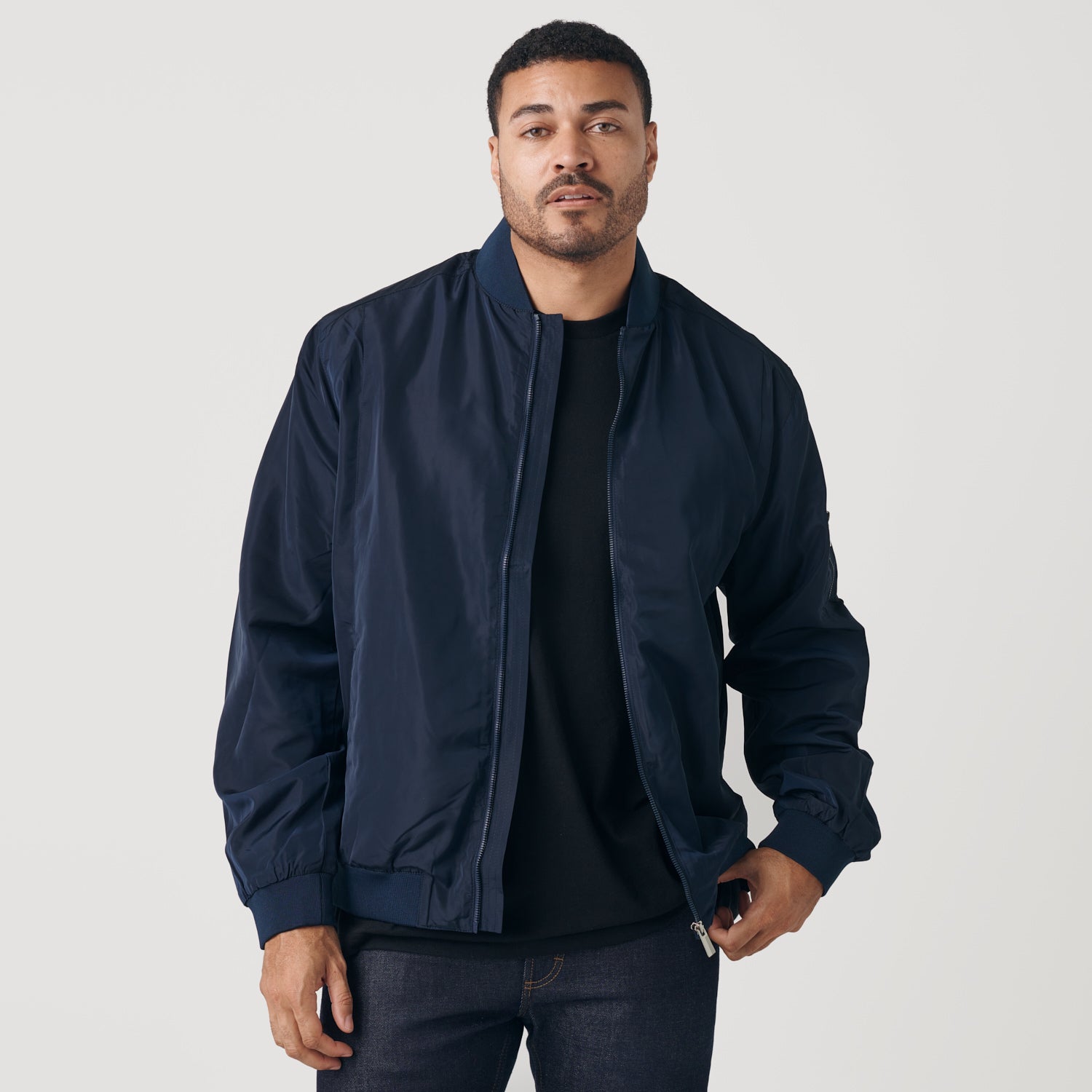 Navy Bomber Jacket