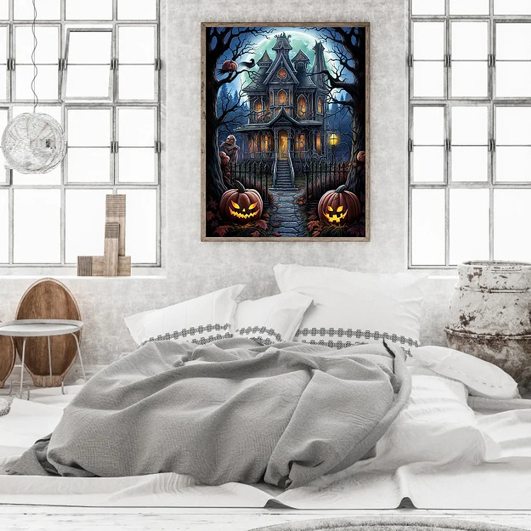 The Haunted House - Paint by Numbers