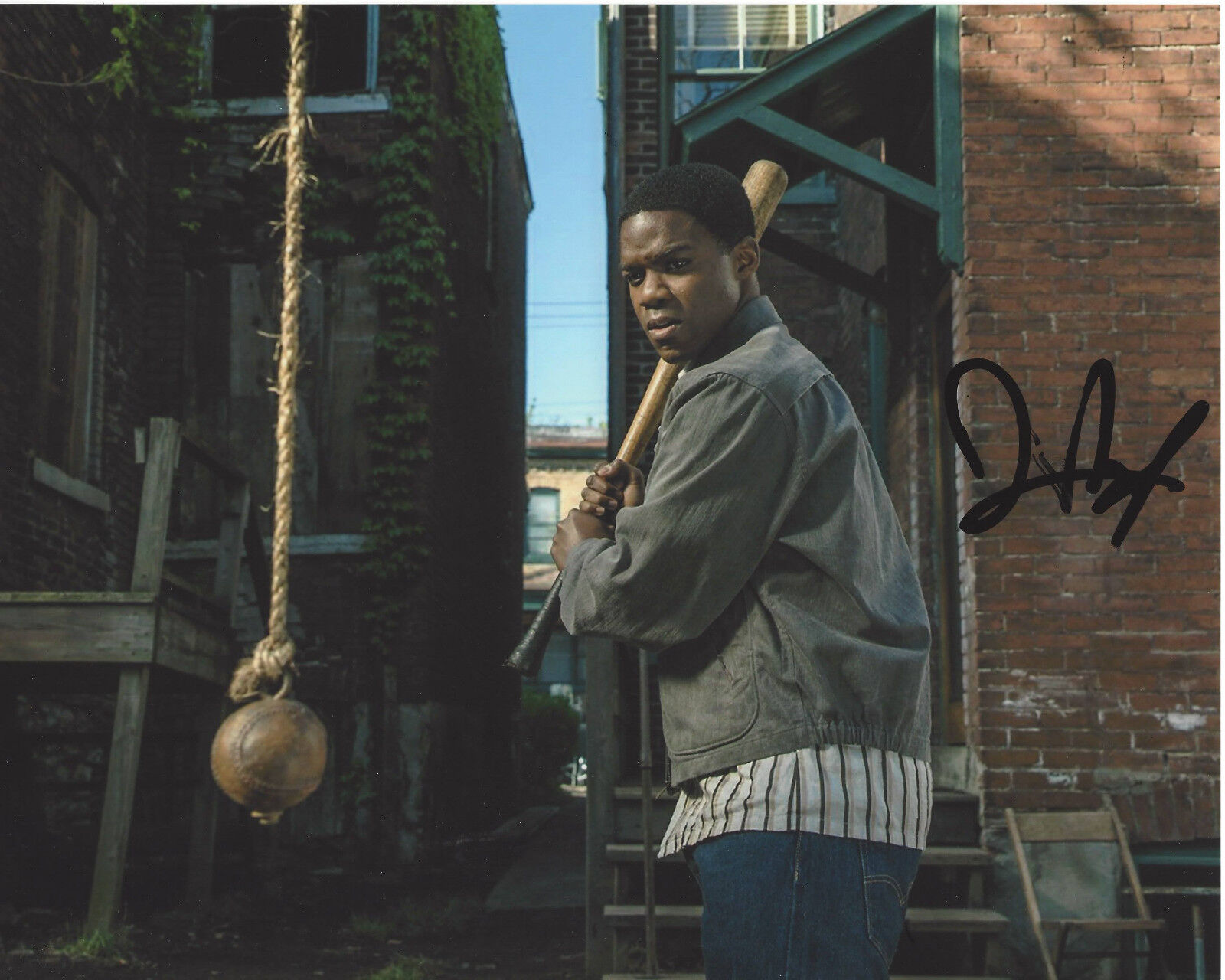 JOVAN ADEPO SIGNED AUTHENTIC 'FENCES' 8X10 Photo Poster painting w/COA OVERLORD ACTOR