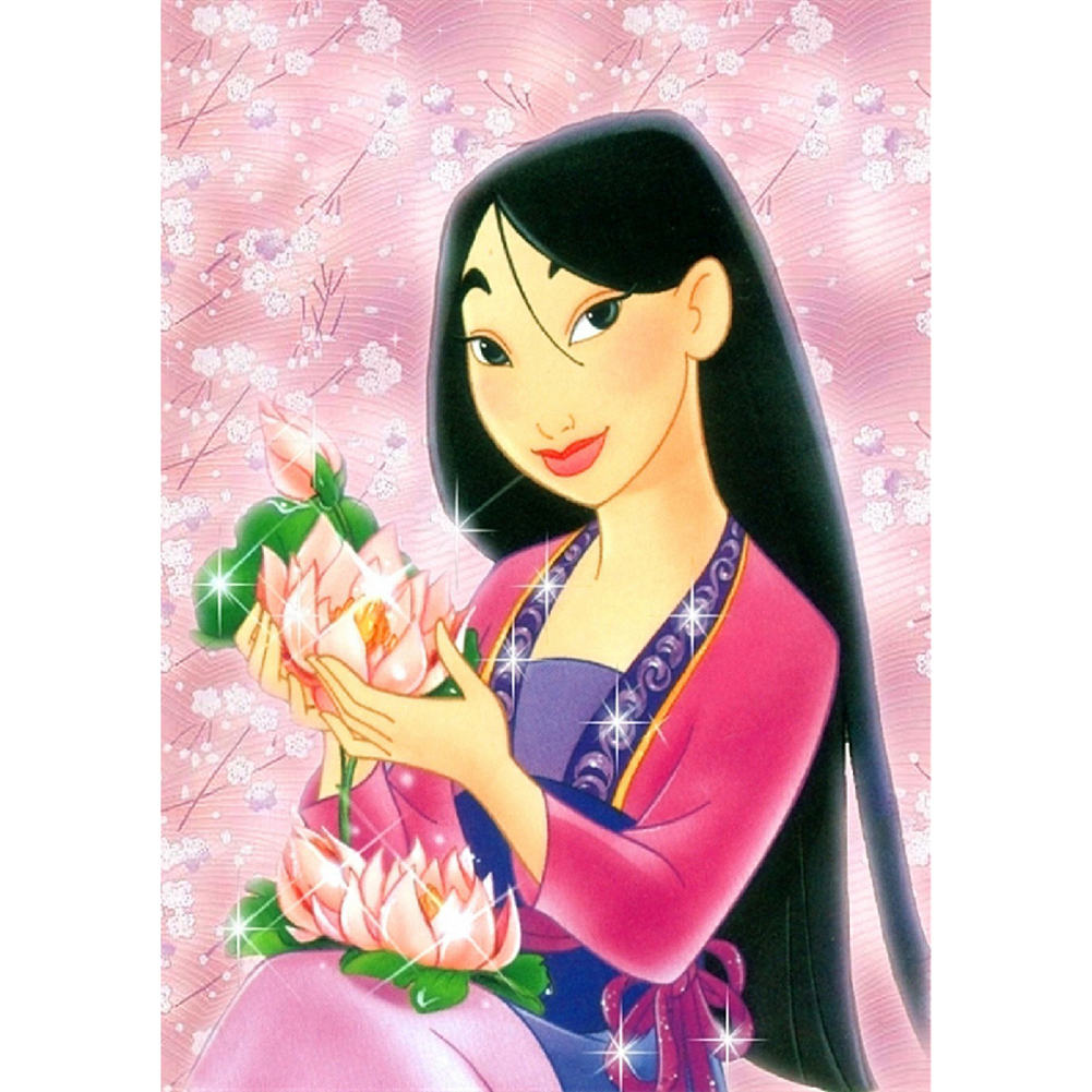 

30*40CM-Mulan-Round Drill Diamond Painting, 501 Original