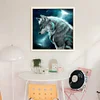 Wolf - 9CT Partial Beaded Cross Stitch Kit(39x39cm)