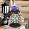 >SALE<DIY Mandala Diamond Painting Candlestick Holder Kit for Home Decor Gift