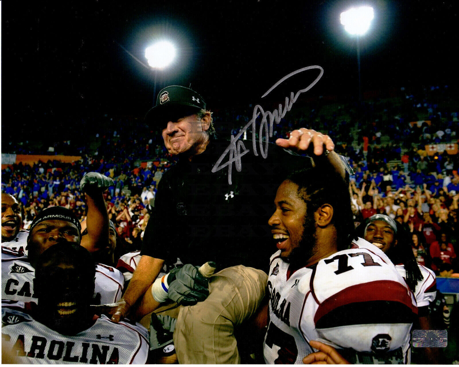 STEVE SPURRIER SOUTH CAROLINA GAMECOCKS Signed 8x10 autographed Photo Poster painting Reprint