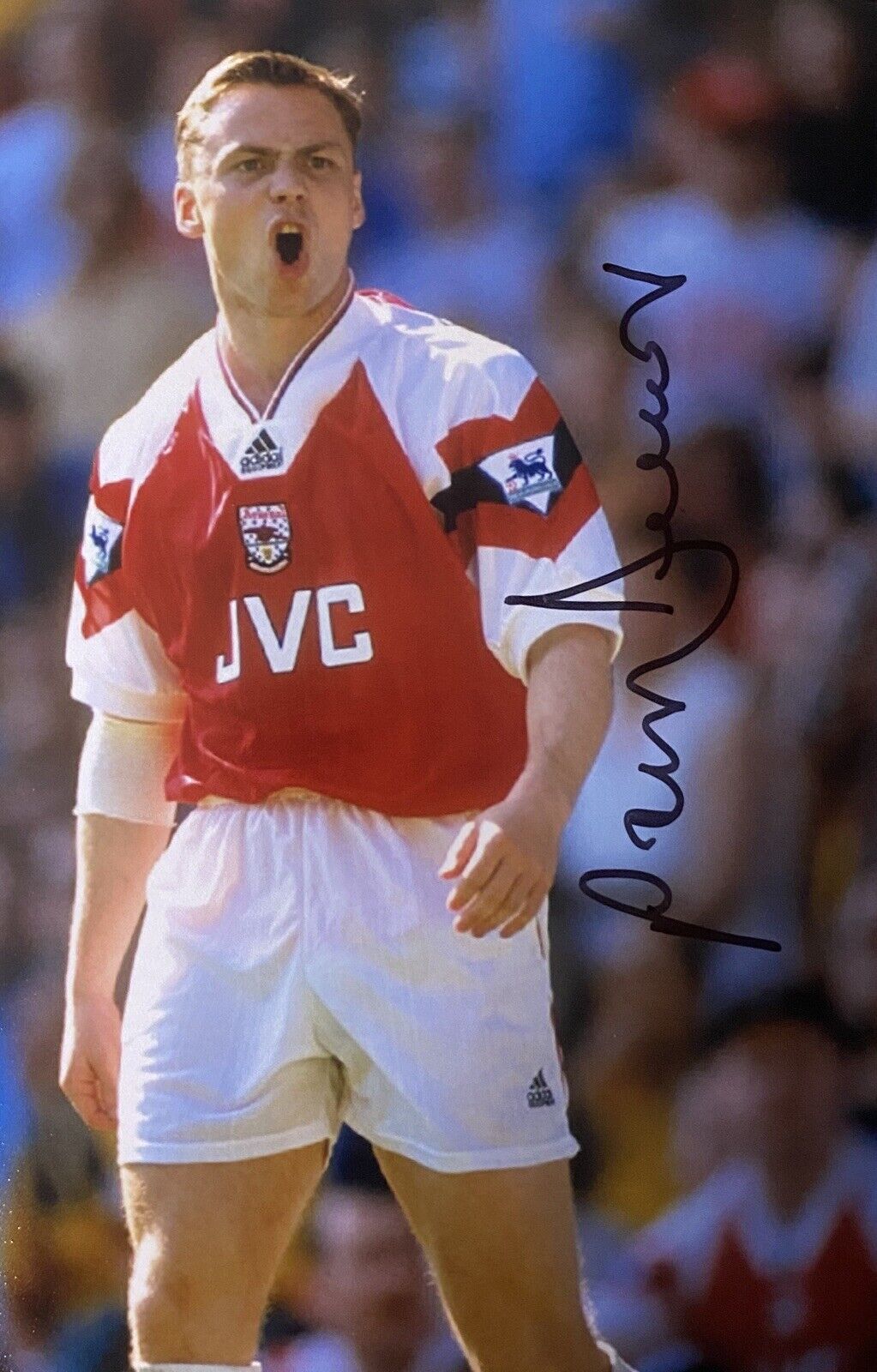 Paul Dickov Genuine Hand Arsenal 6X4 Photo Poster painting