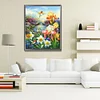 (5 Sizes) Flower-Full Square Diamond Painting