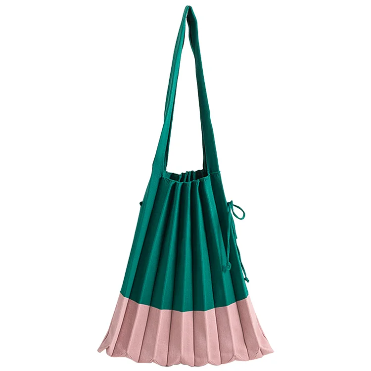 Women Clutch Bag Large Capacity Knitting Underarm Bag Shopper Bag (Green)