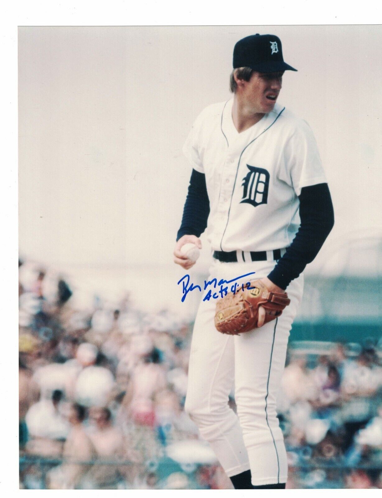 Roger Mason Detroit Tigers Signed 8 x 10 Baseball Photo Poster painting W/Our COA LML19