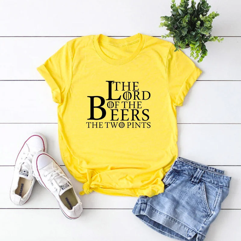 The Lord of The Beers O Neck T-shirt