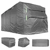 [US Local Warehouse] 420D Oxford Fabric Travel Trailer RV Cover Anti- Trailer Cover for Winter Snow