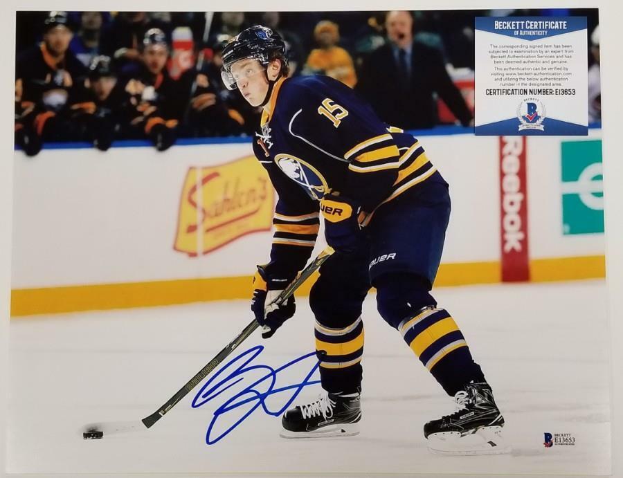 JACK EICHEL Signed 11x14 Photo Poster painting Buffalo Sabres Auto ~ Beckett BAS COA