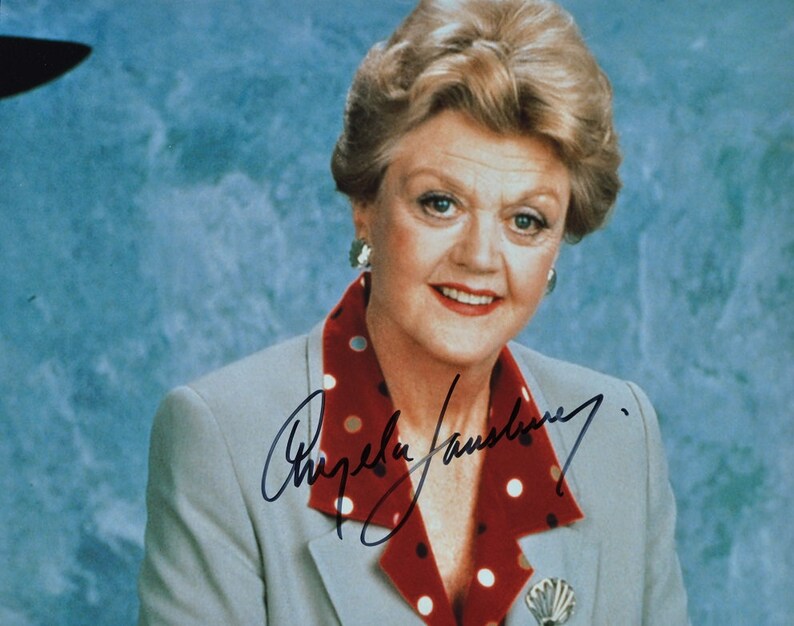 ANGELA LANSBURY SIGNED Photo Poster painting Murder, She Wrote National Velvet Bedknobs And Broomsticks wcoa