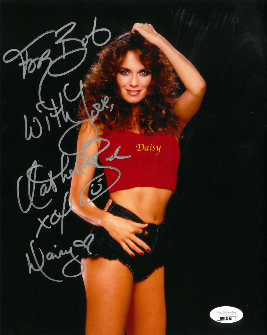 Catherine Bach Signed Sexy Authentic Autographed 8x10 Photo Poster painting JSA #MM43036