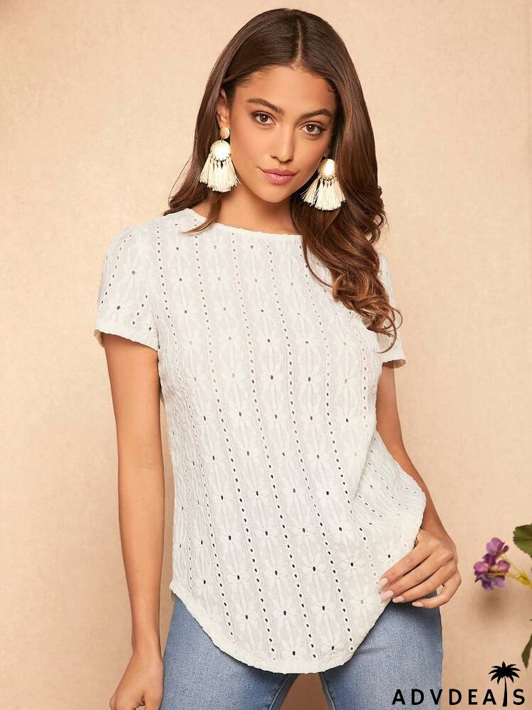 Button Back Schiffy Tee