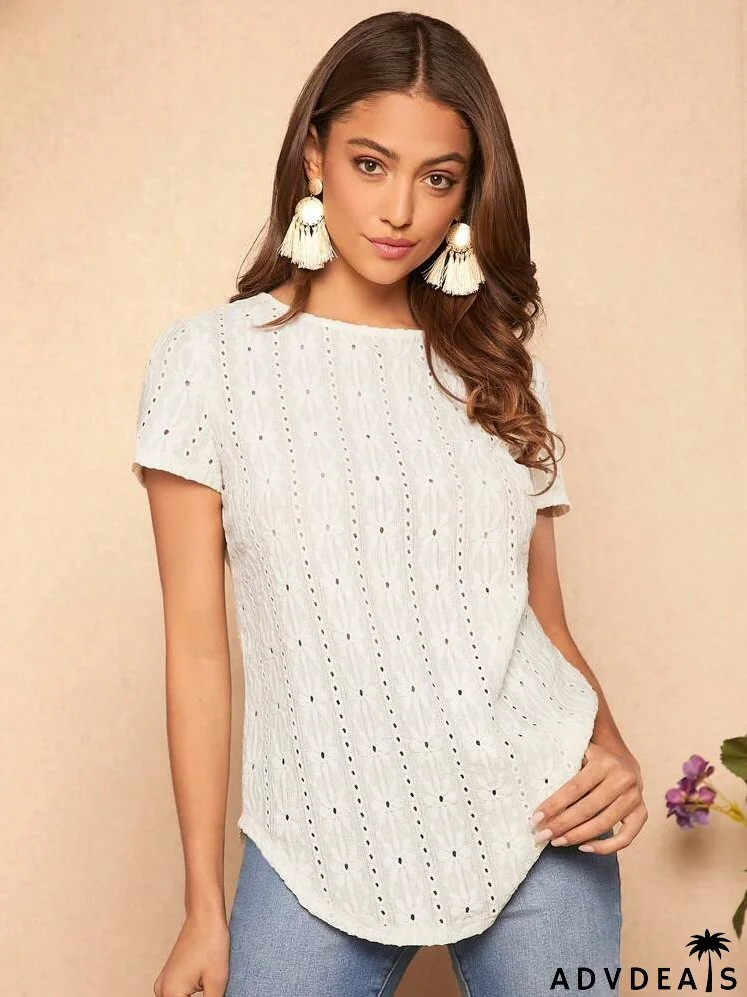 Button Back Schiffy Tee
