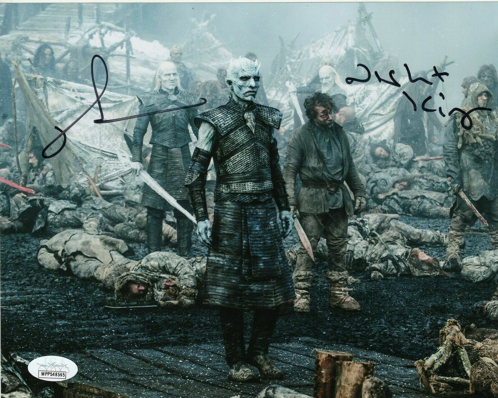 Richard Brake signed Game of Thrones Night King 8x10 Photo Poster painting JSA COA