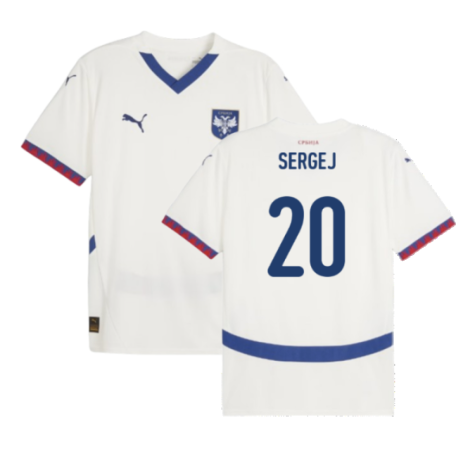 Maillot Serbie Sergej Milinkovic-Savic 20 Extérieur Euro 2024