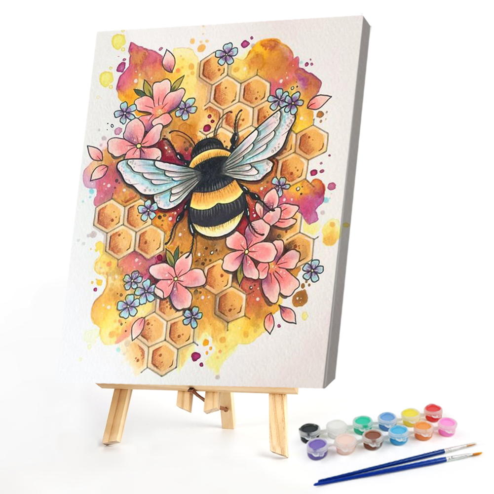 

50*40CM - Paint By Numbers - Bee, 501 Original