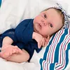 20" Brown Eyes Cloth Body Reborn Newborn Baby Girl Doll Named Elspeth,Play with Children - RBBI-Myrebornbabydoll&reg; Myrebornbabydoll&reg;