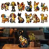 LED Animal Art Night Light Cute Animal Themed Table Lamp Fun Gift for Pet Lovers