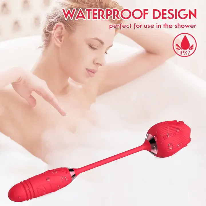 Δονητής 2 σε 1 Rose Sex Toy