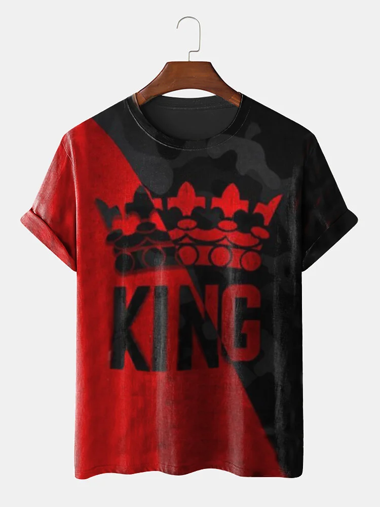 Color Block Stitching T-Shirt