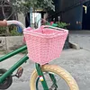 Bike Front Basket with Handles Cute Square Bicycle Basket for Kids Adult Bikes