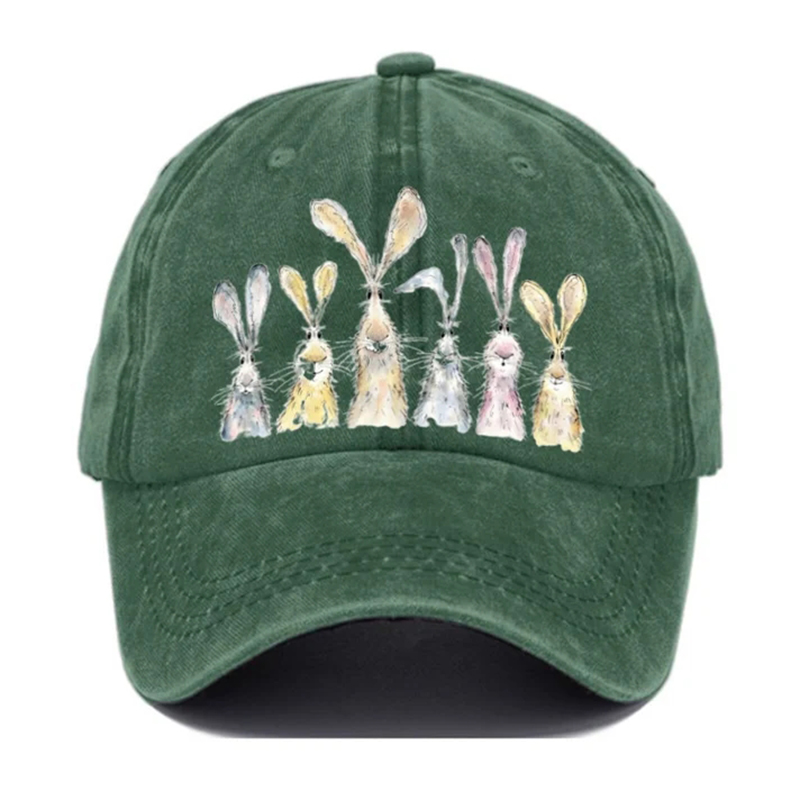 Casual Cute Bunny Print Hat wearshes