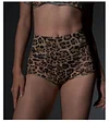 Camouflage Leopard Print Shorts With Sheer Briefs