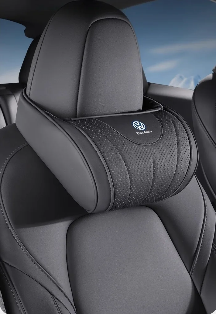 Car four seasons universal skin-friendly comfortable headrest neck pillow sports seat pillow lumbar support cushion