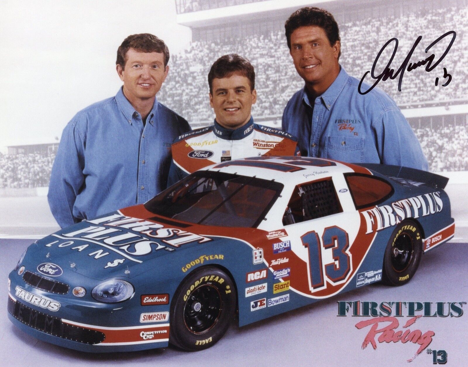 Dan Marino 8x10 Photo Poster painting Signed Autographed Auto Mounted Memories COA NASCAR