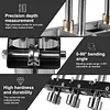 [US Local Warehouse] 3-Station Edge Roller Bender 0-90 Bending Angle Hand Sheet Metal Bender with Aluminum Alloy Handle Metal Bending Tool for Making 1/2 to 5 in 13 to 130mm Bends (Black)