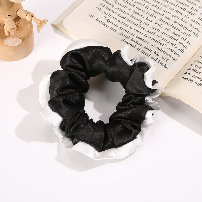 19 Momme Color Matching Silk Scrunchie REAL SILK LIFE