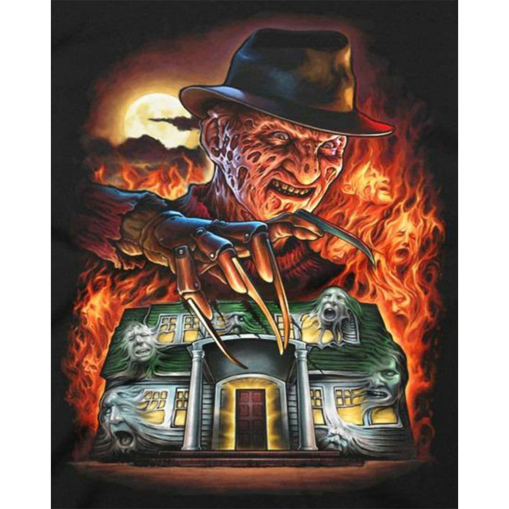 

(Multi-Size) Horror Movie Characters - Round/Square Drill Diamond Painting 30*40CM/40*50CM, Square diamond 30*40cm, 501 Original