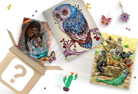 Diamond painting mystery box | Make a Diamond painting every month for half a year or a year!