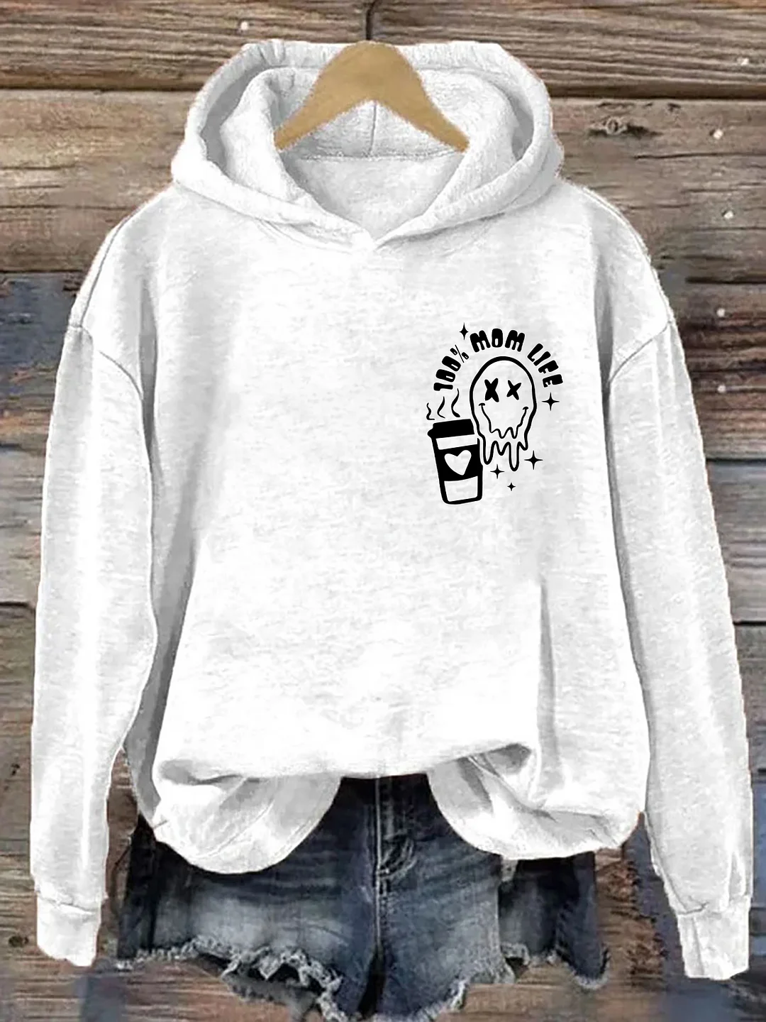 Caffeine And Chaos Mom Life Hoodie