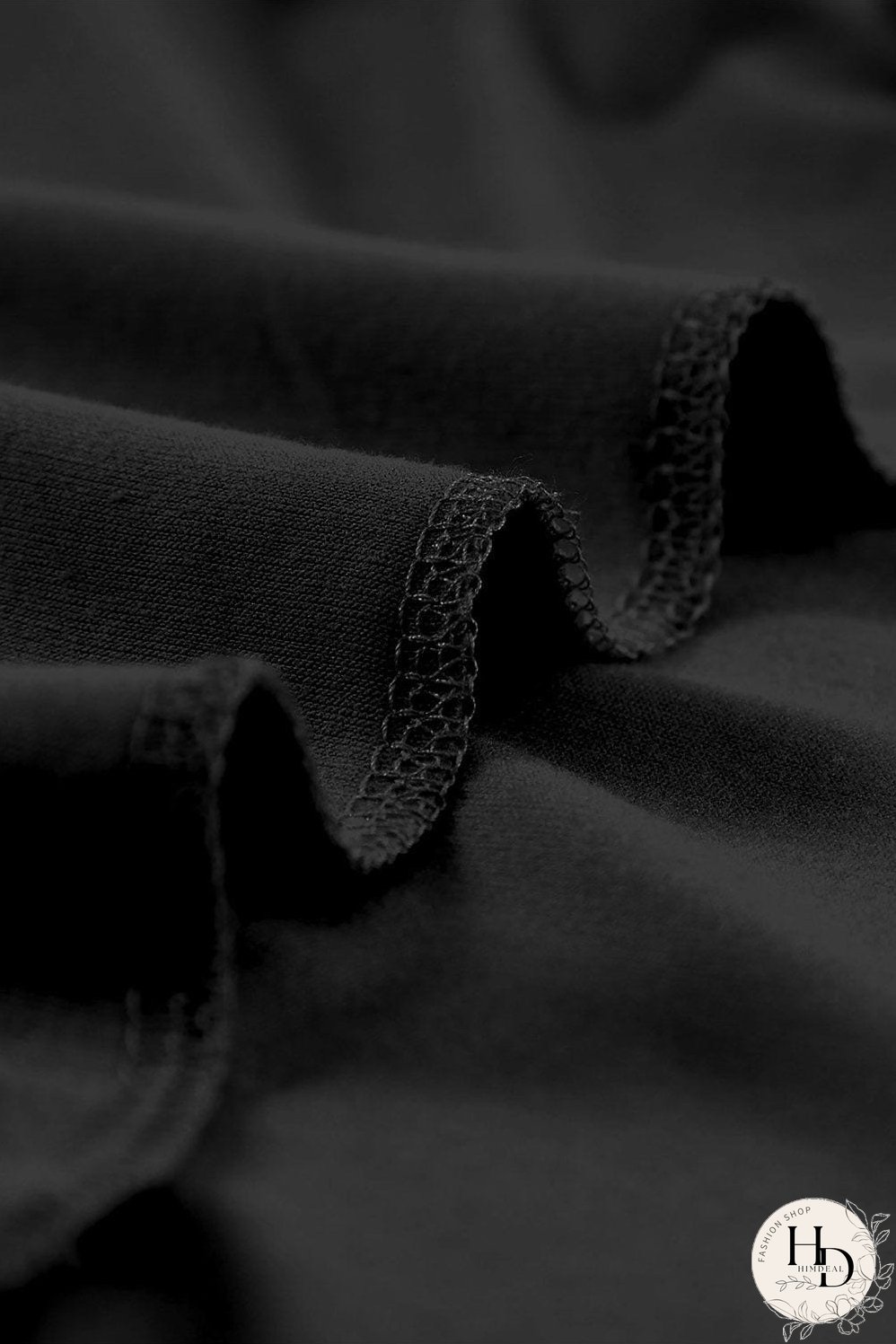 Black Lace-Up Hollow-out Tank Top