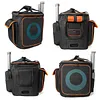 Speaker Bag for JBL Partybox Encore2 Essential Detachable Adjustable Strap Portable Travel Rugged Speaker Cover for Microphones Charger Cable and Accessories