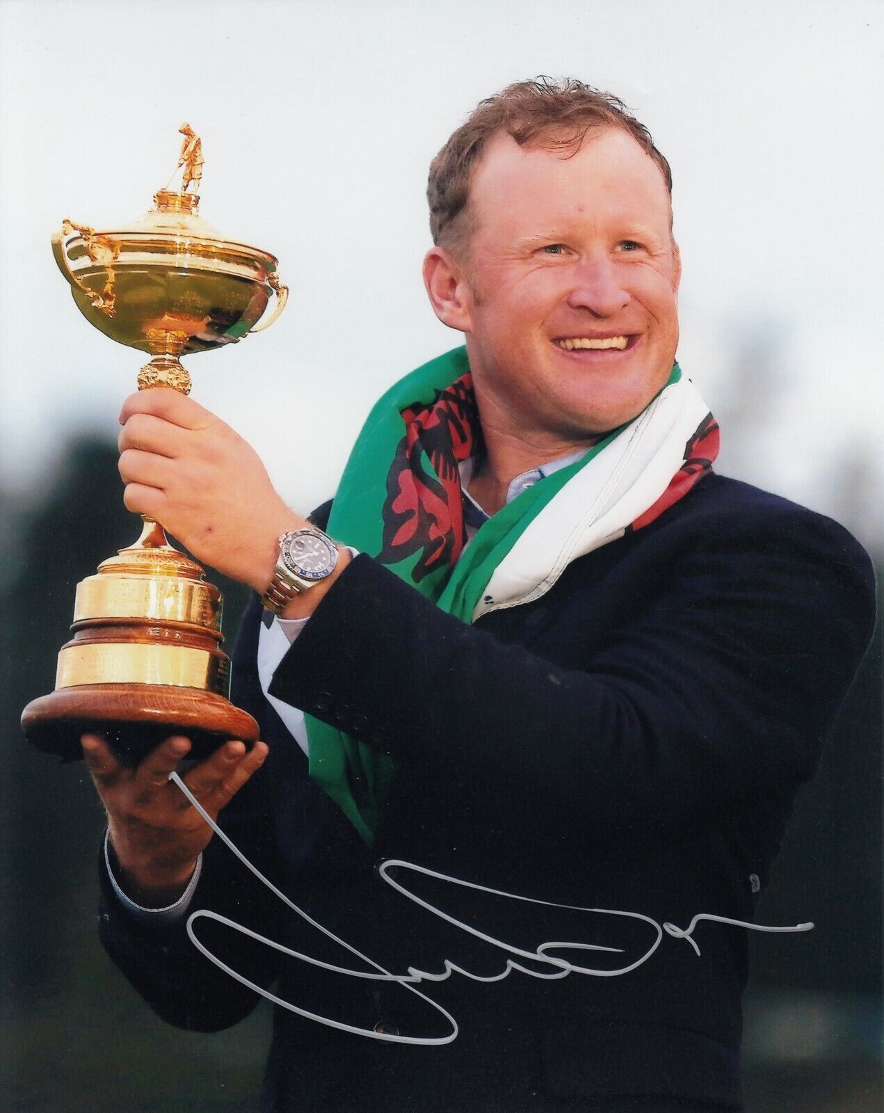 Jamie Donaldson #0 Ryder Cup 8x10 Signed Photo Poster painting w/ COA Golf