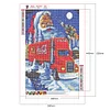 Diamond Painting-DIY Full Round Drill Santa Claus(50X35CM)
