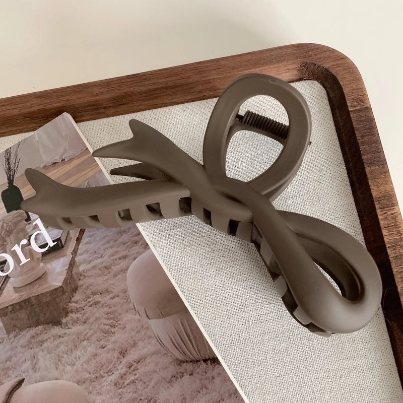 Minimalist Bow Knot Plastic Hair Claws