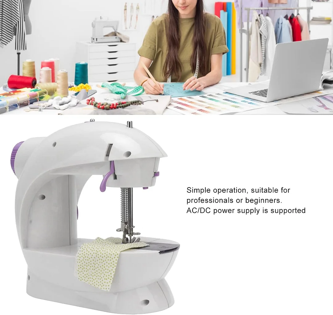 Portable small electric sewing machine