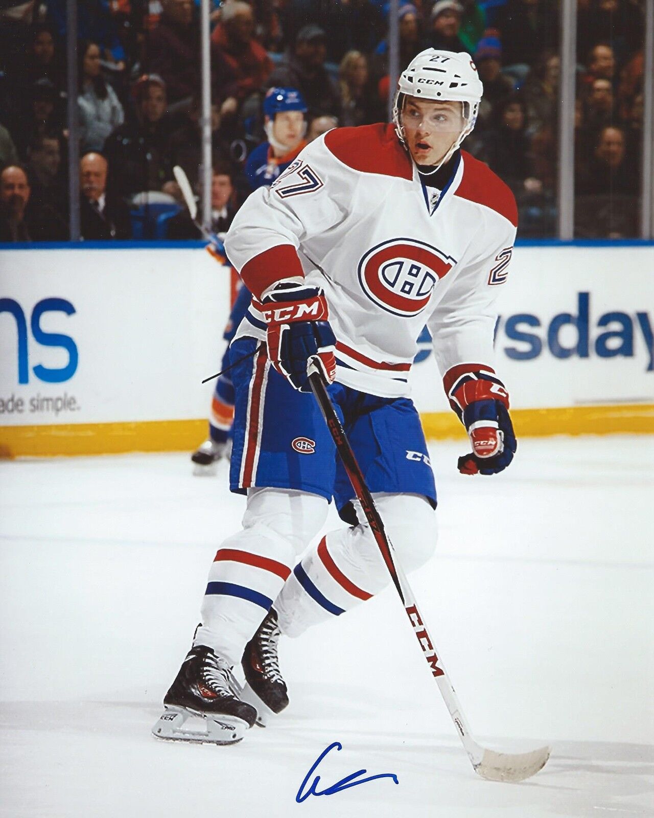 Alex Galchenyuk Signed 8x10 Photo Poster painting Montreal Canadiens Autographed COA