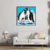 Bead Embroidery - Full Printed 9CT Penguins(20x20 CM)
