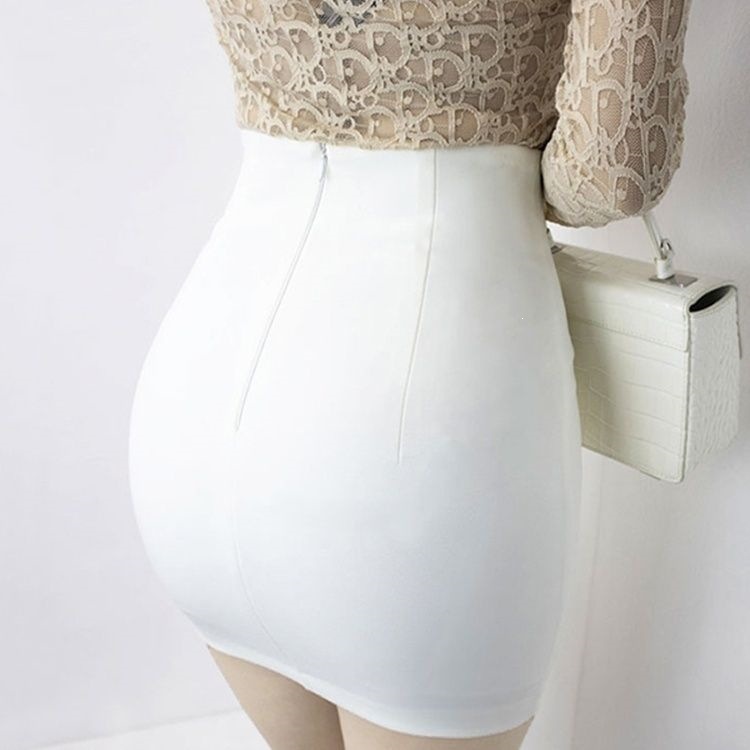 High-Waisted Bodycon Mini Skirt