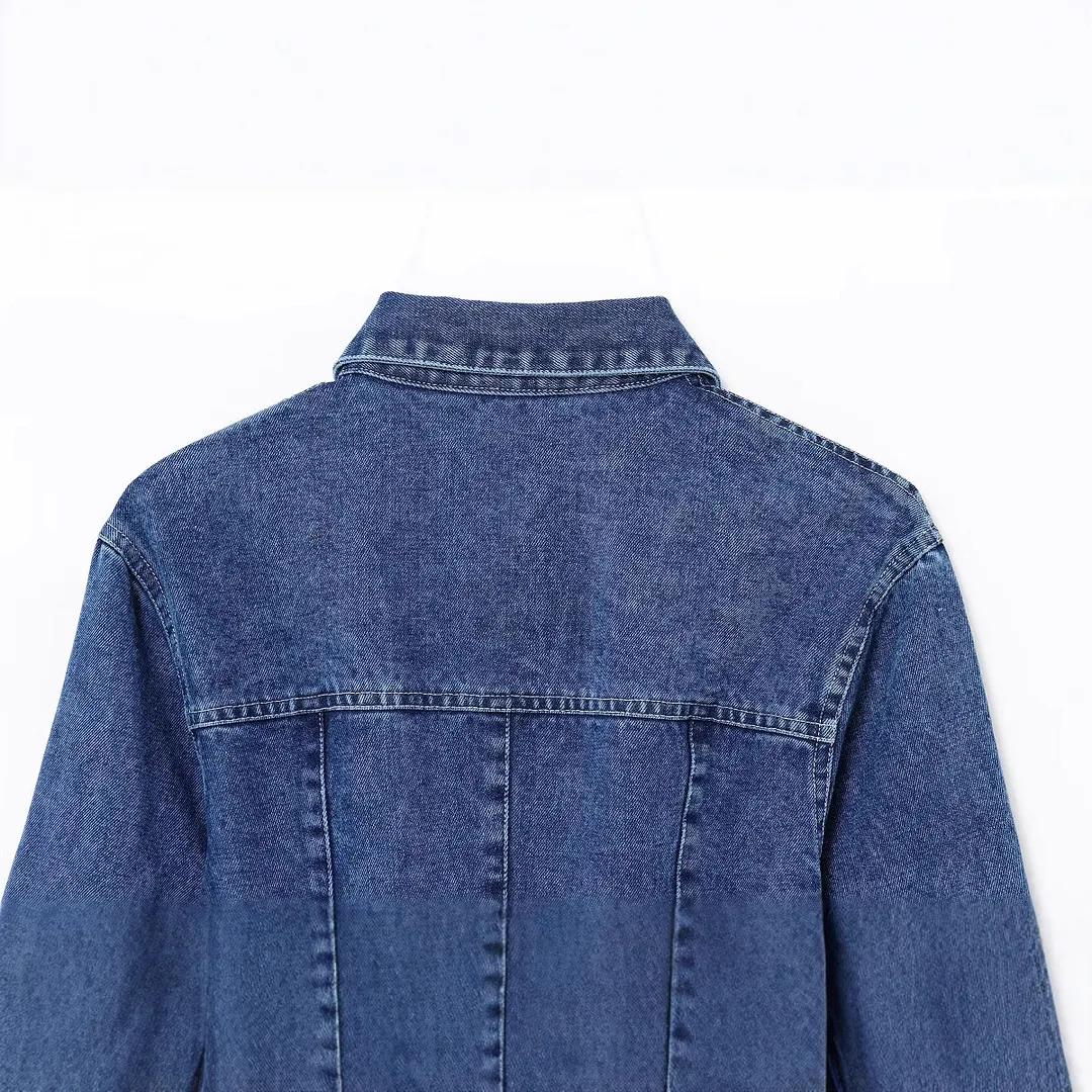 Nigikala Nigikala New Dress Dress Women Decor Long Sleeves To Thin Casual Denim Design Sense 8197083