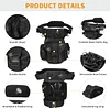Taktisch Beintasche Milit&auml;r Beinbeutel MOLLE H&uuml;fttasche Sport Tactical Leg Bag Armee Beintaschen Wasserabweisend G&uuml;rteltasche Werkzeugtasche Tasche f&uuml;r Bein Herren Damen Motorrad Wandern Outdoor