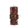 Tiki Mug - Creative Tiki Mug Cocktail Mug Ceramic Funny Glass Mug Cute Coffee Mug Party Drink Cup