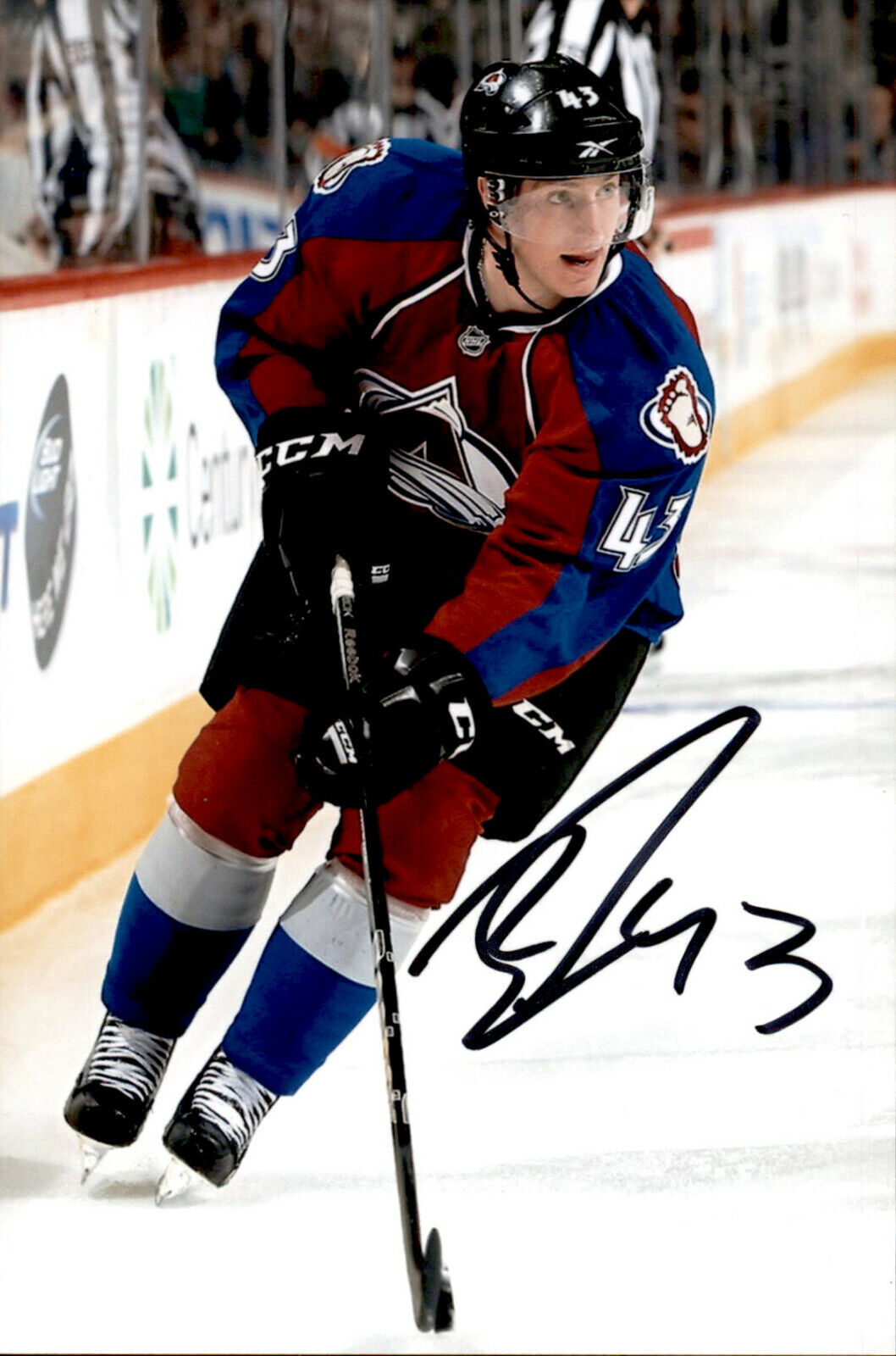 Michael Sgarbossa SIGNED 4x6 Photo Poster painting COLORADO AVALANCHE #2